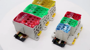 ของมาใหม่！UKK Single Stage Junction box อุปกรณ์เชื่อมต่อสายไฟ 80A 125A 250A เต๋าต่อสาย ข้อต่อสายไฟ ใช้กระจายสายเมน เข้า 1 ออก 7