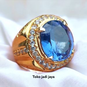 CINCIN BATU BLUE KING SAFIR SUPER MEWAH