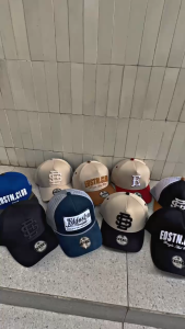 Eddostyn Topi Snapback Premium Model Bill Up Fitted Caps GRAVE BLUE