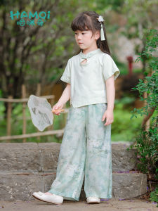 Hamqi | Bộ Đồ Truyền Thống Cho Trẻ Em Quần Short và Quần Ống Rộng
