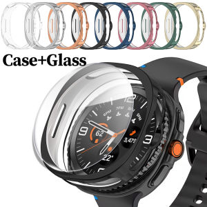 Case+Glass for Samsung Galaxy Watch 8 Screen Protector TPU All-Around Bumper Protective Cover for Watch 8 Classic 46mm Shell