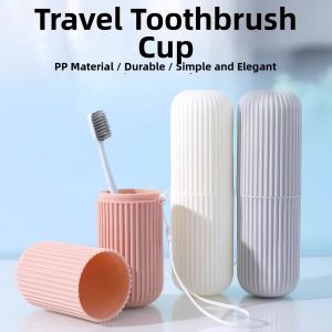 JINHUAN | Bộ Dụng Cụ Toilet Du Lịch Di Động Bao Gồm Toothbrush và Cốc Súc Miệng