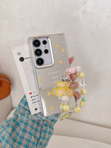 เคสโทรศัพท์ซัมซุง S25 อัลตร้าเคลือบเงาป้องกันการตกกระแทก น่ารัก วัสดุอะคริลิกแบบเฟรช เด็กผู้หญิง ฮาร์ทมีจำหน่ายสำหรับหลายรุ่น
