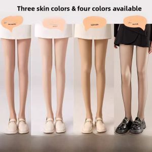 miiow | Cat Lady Autumn Winter Thickened Fleece Natural Skin Color Stockings Womens Long Pants Online Exclusive Sale MiiOW JQQ-Zifa