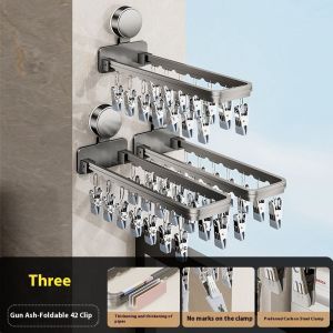 Bbdd nhôm hiện đại móc quần áo cho thú cưng với clip cho phơi khô vớ và đồ lót