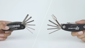 16in1 Pocket Tools For Motorcycle/bicycle Portable Multi-functional Folding Bicycle Repair Tool Set with Wrench and Tire Repair Tools