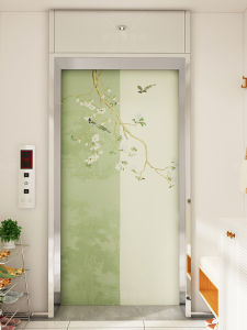 Miếng Dán Cửa Máy Bay Trang Trí Nhà Phong Cách Trung Hoa Cao Cấp Miếng Dán Che Giếng Nước Chữa Cháy Miếng Dán Trang Trí Nhà Cửa