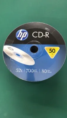 CD-R Recordable ยี่ห้อ HP 5แผ่น 10แผ่น 20แผ่น