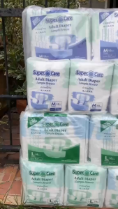 *ขายดีสุดๆ*แพมเพิสผู้ใหญ่ SUPER CARE แบบเทปจากสิงคโปร์ พร้อมส่ง 2ไซส์ M/Lสต้อคแน่น