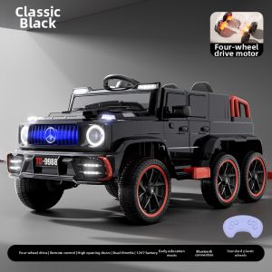 YIHECHUYAO | Dual Seat 6 Wheel Remote Control Kids Ride-On Car