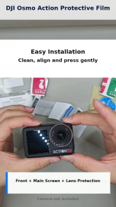 Tempered Glass Film for DJI Osmo Action 6 5 PRO 4 Nano 360 Lens+Screen+ LCD Protector Anti-scratch Protective Glass