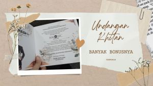 HARGA UNTUK 50 PCS - Undangan Khitan - 17 Undangan Sunat / Sunatan Undangan Khitanan Undangan Walimah Kartu Jimpitan Undangan Pesta