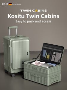 kositu | Expanding Side-Opening Large Capacity Travel Suitcase 20 Inches