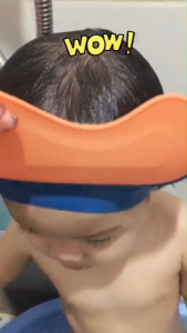 BABY TATTOO หมวกอาบน้ำเด็ก หมวกสระผมกันน้ำ กันน้ำ กันแชมพูเข้าตา สำหรับเด็ก เบบี้ แทททู