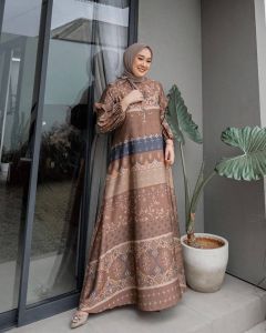O Maxmara Ceruty Gamis Maxmara Busui Gamis Maxmara Lengan Balon
