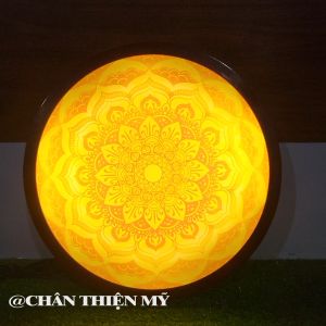 Đèn Thờ Hào Quang Trúc Chỉ In Trang Trí Phòng Thờ Bàn Thờ Gia Tiên Treo Tượng Phật TC-HQ-75