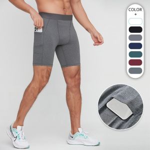 Mens Compression Shorts Quick Dry Breathable Basketball Sports Training Tight Fit Fitness Running Short Pants G1011