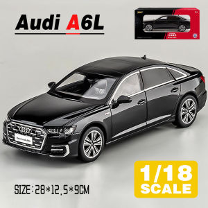 LEO 1:18 Audi A6L Diecast โมเดล รถอัลลอยด์รถยนต์ของเล่นคอลเลกชันของขวัญสําหรับเด็กชายสาว ของเล่นเด็ก