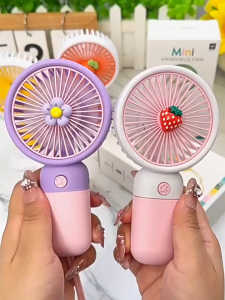 พัดลมแบบพกพา แบบใช้มือถือ พัดลม USB พัดลมมินิน้อง พัดลมมือถือ พัดลมมือถือแบบชาร์จไฟได้