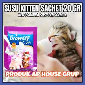 GROWSSY MILK SUSU 20 GR SUSU FORMULA KITTEN