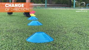 20Pcs Soccer Training Football Ball Game Disc Agility Disc Cone Set Multi Sport Training Cones