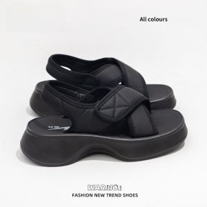 Warrior | รองเท้าแตะผู้หญิง Warri รองเท้าแตะแบบสวมลำลองสำหรับฤดูร้อนปี 2023 รองเท้าแตะชายหาดกันลื่นพื้นนุ่มแบบสวมสบายสำหรับใส่ไปเที่ยวชายหาด