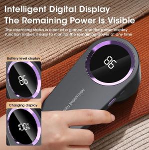 Electric Lint Remover Hairball Trimmer Smart Fabric Clothes Fuzz Balls Remover Hair USB Charging