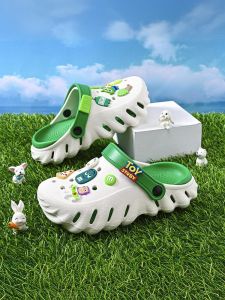 Outdoor Childrens Sandals Anti-slip Soft Bottom Clog Shoes Beach Slippers Boys Summer Casual EVA Flat Heel Parent-Child Shoes