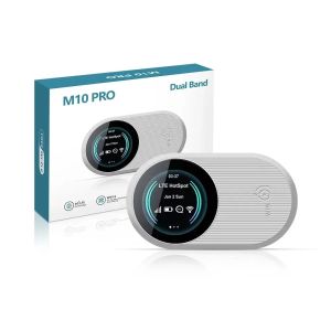 Kebidumei | KEBIDUMEI WiFi6 4G LTE Mobile Hotspot 3000mAh Dual Band 2.4G+5.8G Portable Router Travel RV Car Business Outdoor Use