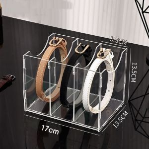 Hộp Đựng Dây Lưng Bằng Acrylic - Hộp Đựng Dây Lưng Và Cà Vạt Đa Năng 3/5/7 Ngăn Thân Thiện Với Môi Trường Hình Chữ Nhật