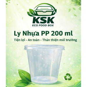 🥤 Ly Nhựa PP 200ml Có Nắp – Giải Pháp Hoàn Hảo Đựng Sữa Chua Panna Cotta Dessert Bạn đang tìm kiếm một loại ly nhựa an toàn – đẹp – tiện lợi để đựng sữa chua panna cotta hay các món tráng miệng? 👉 Ly Nhựa PP 200ml chính là lựa chọn tối ưu dành cho b