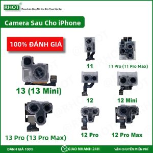 Camera Chính Phía Sau Dành Cho iPhone 11/11 Pro/11 Pro Max 12/12 Pro/13/13 Pro Tương Thích Với iPhone X XS XR XS MAX 11 Series 12 Series 13 Series