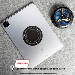 9cm Magnetic Absorption Sheet Heat Sink for Mobile Phones Tablet Cold Ice Armor X42 Adhesive Cooling Universal Digital Accessories
