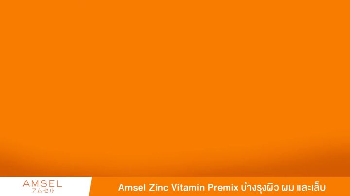 Amsel Zinc Vitamin Premix แอมเซล ซิงค์ พลัส วิตามินพรีมิกซ์ 30 แคปซูล ...