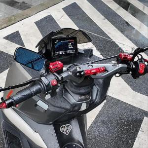 SEMSPEED For Zontes 150X Motorcycle CNC Handlebar Handle Cross Bar Helmet Luggage Bag Hook Holder