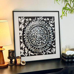YASISHA | French Vintage Style 3D Shell Inlaid Wall Art