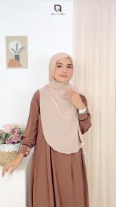 𝐇𝐄𝐋𝐀𝐈𝐑𝐈𝐍𝐃𝐔 - Hijab Pashmina Inner Tali Oval Ceruty Baby Doll Noura
