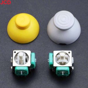 4 In 1 Left And Right 3D Analog Joystick +Thumbcap Buttons For Nintend GameCube For NGC GC Controller Repair Replacement Parts