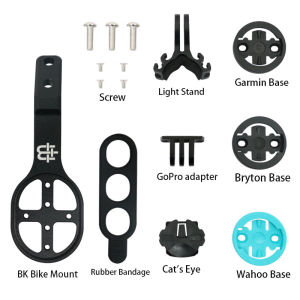 For BLACK INC Bike Computer Mount Handlebar Bicycle Extension Alloy Mount Bracket Holder for Garmin Wahoo Bryton Cateye Etc