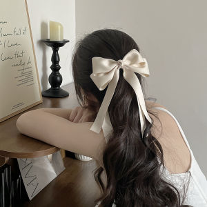 Elegant Butterfly Knot Hair Clip Spring Duckbill Clip Womens Hair Accessories Half up Half down Sweet Princess Style