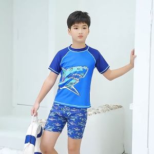 Set bộ bơi 3 món cực hot dành cho bé trai từ 10 đến 50kg_Hàng Quảng Châu cao cấp