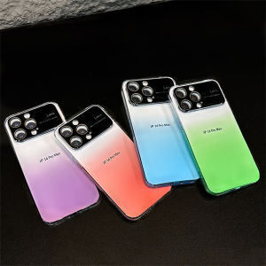 KISSCASE Ốp Trong Suốt Chuyển Sắc Với Ống Kính Phù Hợp Cho iPhone 14ProMax Ốp HD Cứng Trong Suốt PC Cửa Sổ Lớn Kính Bảo Hộ Mới Mạ Điện Với Lưới Chống Bụi Iphone13 Advanced Sense Vỏ Cho Apple 14 Plus 13 12 Ốp Siêu Mỏng Lưng Điện Thoại Đơn Giản