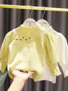 Elastic Long Sleeve Slim Fit Sweet Girl T-Shirt
