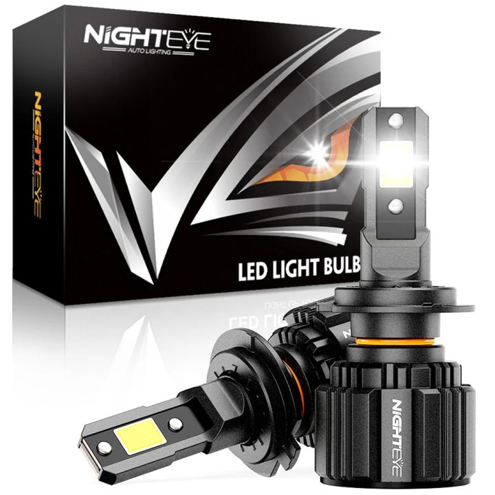 NIGHTEYE H7 LED Canbus 30000LM Car Headlights Bulbs H4 HB3 9005 HB4 ...