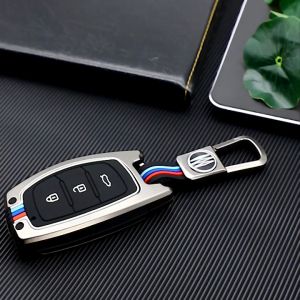 Bao Da Ốp Bảo Vệ Chìa Khóa Thông Minh Phản Quang Cho Xe Hyundai Creta Tucson Elantra Sonata i10 i20 active Sonata