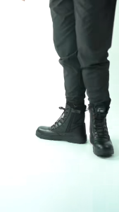 High Cut Safety Shoes For Men Steel Toe Cap Military Tactical Boots Hiking Shock Proof Puncture Proof Non-Slip Footwear Worker