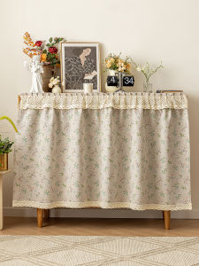 American Retro Style Dustproof Curtain Decorative Magic Stick Cabinet Door Curtain Home Fabric Art Door Curtain Short Curtain