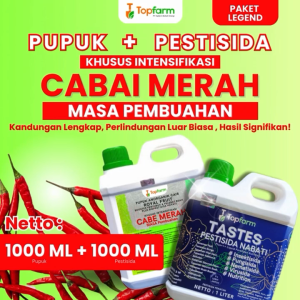 Pupuk Topfarm & Pupuk Cabe Merah Pembuahan Terbaik