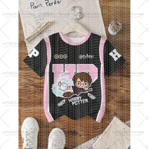 Hot Toys | Harry Potter Design Pattern Printed Summer Sweatshirt for Children/Adults Casual Sports Round Neck Short Sleeve Loose Top