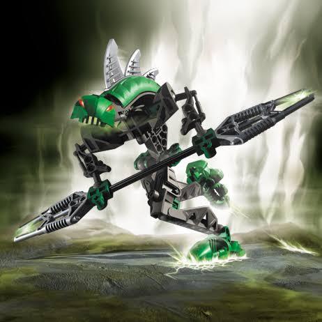 Retired set ปี 2003) Lego bionicle แท้ 8589 Rahkshi Lerahk